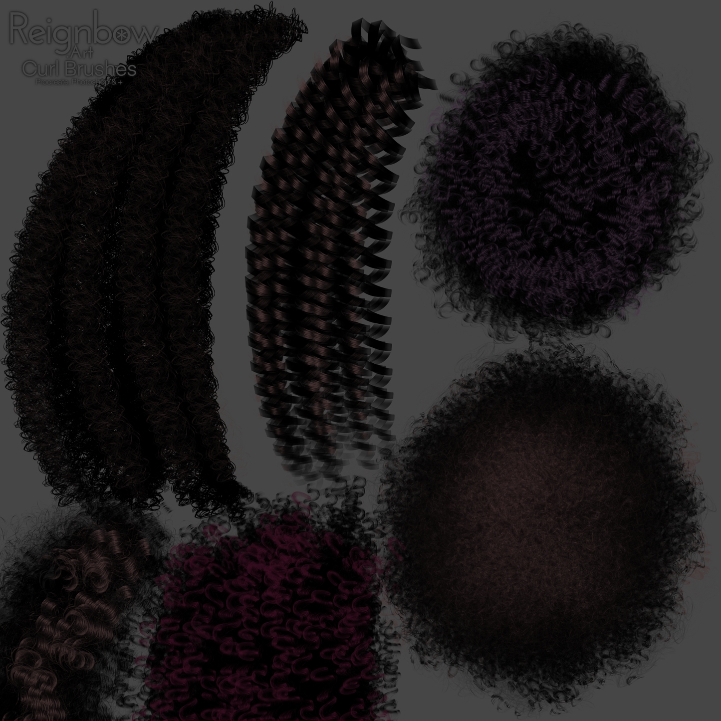 Hair Styles #2 • Curly Hair Set