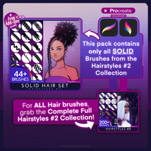 Load image into Gallery viewer, Hair Styles #2 • Solid Hair Set
