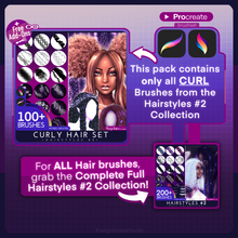 Load image into Gallery viewer, Hair Styles #2 • Curly Hair Set
