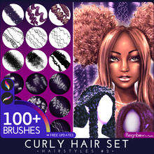 Load image into Gallery viewer, Hair Styles #2 • Curly Hair Set
