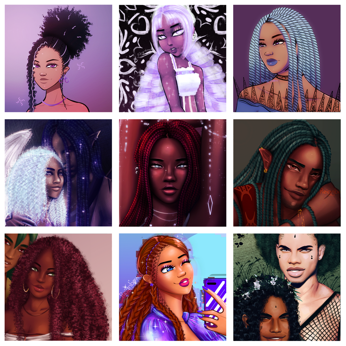 Hair Styles #2 • Full Collection
