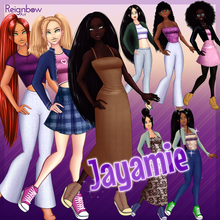 Load image into Gallery viewer, Jayamie Collection | 400 Pre-made Characters - Brunette Hair Bundle
